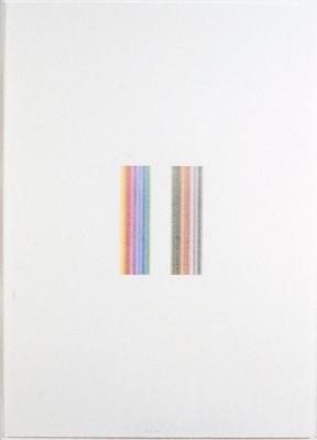 100 farbige Linien, eng, Faber-Castell Polychromos II [100 colored lines, compact, Faber-Castell Polychromos II]
